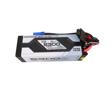 Gens Ace - 1707 - G-Tech 5300mAh 4S1P 15.2V 100C High Voltage Lipo Battery Pack With EC5 Plug
