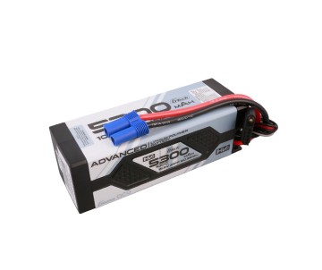 Gens Ace - 1707 - G-Tech 5300mAh 4S1P 15.2V 100C High Voltage Lipo Battery Pack With EC5 Plug