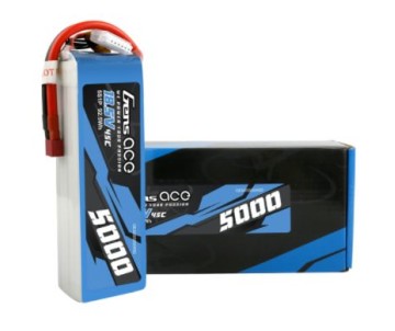 Gens Ace - 1059 - 5000mAh 45C 5S 18.5V Lipo Battery Pack With Deans Plug