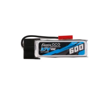 Gens Ace - 1603 - 600mAh 3.7V 45C 1S1P Lipo Battery Pack With JST-SYP Plug