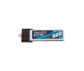 Gens Ace - 1604 - 600mAh 3.7V 45C 1S1P Lipo Battery Pack With JST-PHR Plug