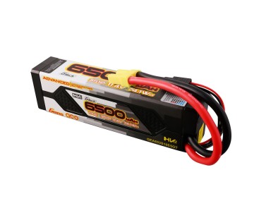 Gens Ace - 1781 - G-Tech Advanced 6500mAh 3S1P 11.4V 100C HardCase Lipo Battery Pack 60# With EC5 Plug