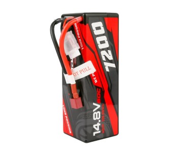 Gens Ace - 1101 - 7200mAh 14.8V 60C Hard Case LiPo Battery - Deans Plug 138x47x50mm