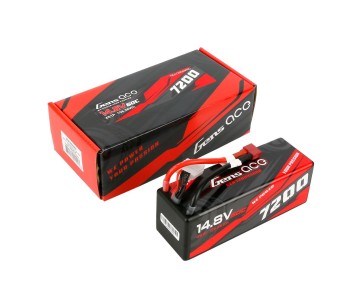 Gens Ace - 1101 - 7200mAh 14.8V 60C Hard Case LiPo Battery - Deans Plug 138x47x50mm