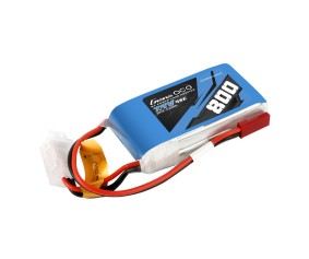Gens Ace - 1035 - 800mAh 2S1P 7.4V 45C LiPo JST-SYP Plug Soft Case 52x30x15mm