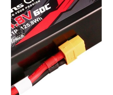 Gens Ace - 1757 - G-Tech 8500mAh 4S1P 14.8V 60C LiPo Battery Pack with XT60 Plug Soft Pack (155x43x48mm +/- Manufacturer's Specifications) Gens Ace - 1757 - G-Tech 8500mAh 4S1P 14.8V 60C LiPo Battery Pack with XT60 Plug Soft Pack (155x43x48mm +/- Manufacturer's Specifications)