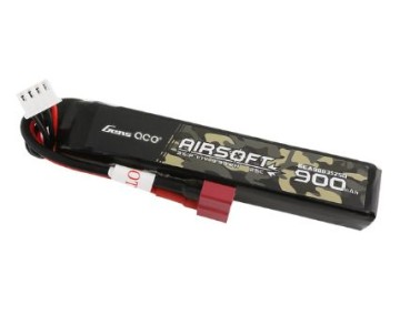 Gens Ace - 1423 - 900mAh 3S1P 11.1V 25C Airsoft Battery with Dean Plug