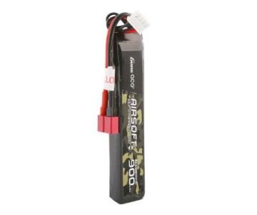 Gens Ace - 1423 - 900mAh 3S1P 11.1V 25C Airsoft Battery with Dean Plug