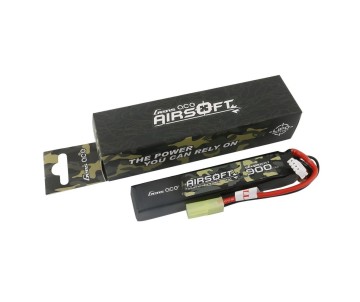 Gens Ace - 887 - Airsoft 900mAh 3S1P 11.1V 25C LiPo Tamiya Plug 105x20x16mm