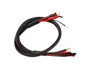 Gens Ace - 1851 - 2S/4S Charge Cable: 5mm Bullet With 4.0mm Bullet Connector