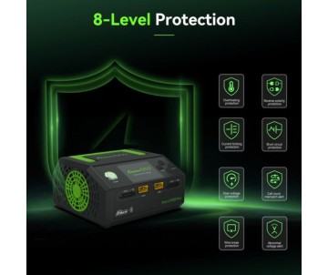 Gens Ace iMars D1000 Plus G-Tech Smart Charger, Dual Channel, AC 1000W