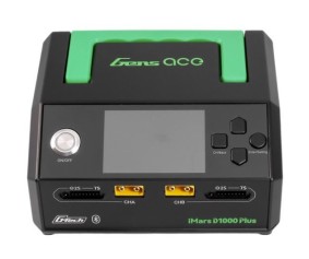 Gens Ace iMars D1000 Plus G-Tech Smart Charger, Dual Channel, AC 1000W