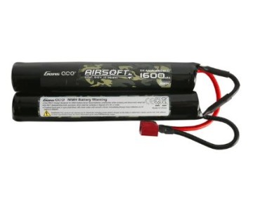 Gens Ace - 1427 - 1600mAh 9.6V 8S1P  Airsoft Gun Nunchuck-Style NIMH Battery with Deans Plug