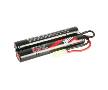Gens Ace - 1253 - 1600mAh 8S1P 9.6V  Airsoft Gun Nunchuck-Style NIMH Battery