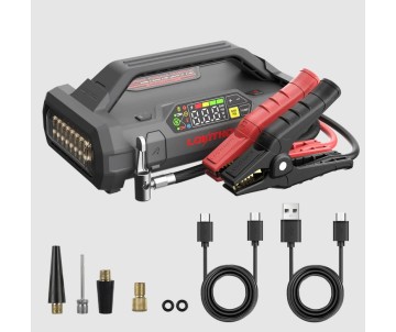 Lokithor 2500A 12V Car Jump Starter with 150PSI Air Inflator