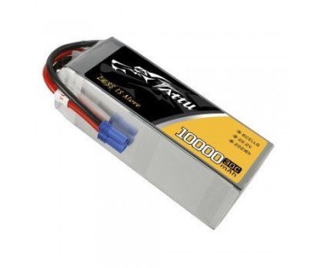 Tattu - 920 - 10000mAh 22.2V 30C 6S Lipo Battery Pack with EC5 for UAV Drone 176x66x58mm
