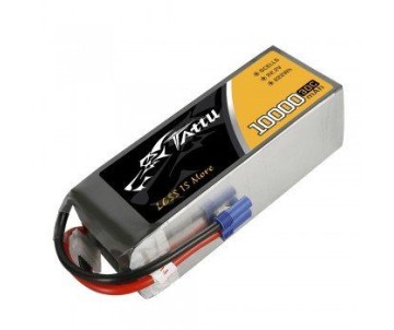 Tattu - 920 - 10000mAh 22.2V 30C 6S Lipo Battery Pack with EC5 for UAV Drone 176x66x58mm
