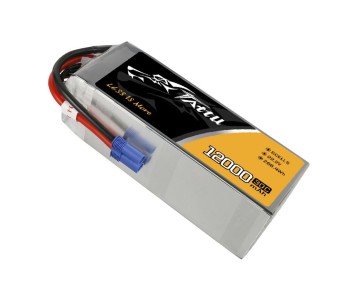 Tattu - 999 - 12000mAh 22.2V 30C 6S Lipo Battery Pack with EC5 for UAV Drone 190x71x54mm
