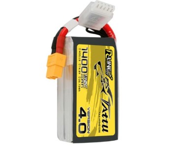 Tattu - 1396 - R-Line Version 4.0 1400mAh 4S1P 14.8V 130C LiPo Battery Pack with XT60 Plug Tattu - 1396 - R-Line Version 4.0 1400mAh 4S1P 14.8V 130C LiPo Battery Pack with XT60 Plug