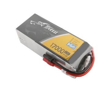 Tattu - 809 - 17000mAh 6S1P 22.8V 15C LiPo AS150+XT150 Plug Soft Case 192x77x60mm