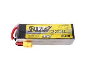 Gens Ace Tattu R-Line 22.2V 2200mAh 6S 95C FPV LiPo Battery With XT60 Plug For 7