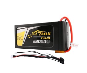Tattu Plus 2.0 - 626 - 22000mAh 22.2V 25C 6S1P Lipo Smart Battery Pack with XT90 Plug 213x96x69mm