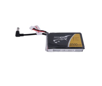 Tattu - 264 - 2500mAh 2S1P Fatshark Goggles LiPo DC3.5mm Plug Soft Case 74x38.5x19mm