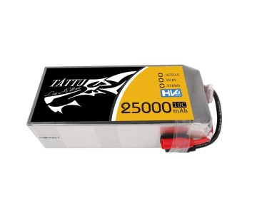 Tattu - 760 - 25000mAh 6S1P 22.8V 10C LiPo AS150+AS150 Plug Soft Case 207x91x65mm