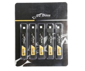 Tattu - 985 - 300mAh 1S1P 3.8V 75C High Voltage LiPo Battery Pack with JST-PHR 2.0 Plug (5)