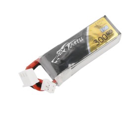 Tattu - 764 - 300mAh 2S1P 7.6V 75C LiPo JST-PHR Plug Soft Case 45x16x12mm