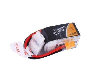 Tattu - 218 - 450mAh 4S1P 14.8V 75C LiPo XT30 Plug Soft Case 45x24x27mm