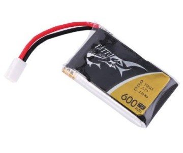 Tattu - 260 - 600mAh 1S 3.7V 25C LiPo Battery Pack with Molex 51005-2P Plug ( 6)