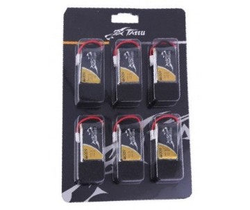 Tattu - 260 - 600mAh 1S 3.7V 25C LiPo Battery Pack with Molex 51005-2P Plug ( 6)