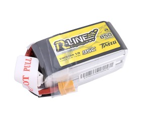 Tattu R-Line - 355 - 850mAh 4S1P 95C LiPo XT30 Plug Soft Case 61x31x32mm