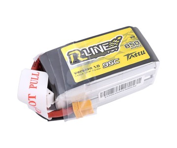 Tattu R-Line - 355 - 850mAh 4S1P 95C LiPo XT30 Plug Soft Case 61x31x32mm