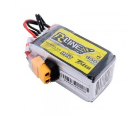 Tattu R-Line - 417 - 850mAh 4S1P 95C LiPo XT60 Plug Soft Case 60x30x32mm