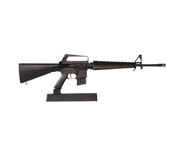 GoatGuns 1/3 Scale M16A1 Vietnam Rifle Metal Diecast Model Assembly Kit - Black