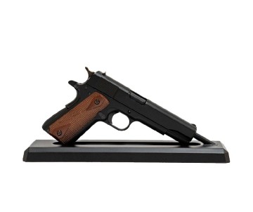 GoatGuns 1/2.5 Scale 1911 Metal Diecast Model Assembly Kit - Black