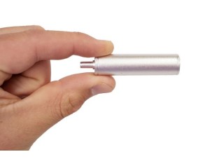 GoatGuns Diecast Metal suppressor for 1911 models. Plugs in - Silver