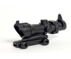 GoatGuns 4X Scope, Attaches to AR15, BP & .50 cal railing - Black