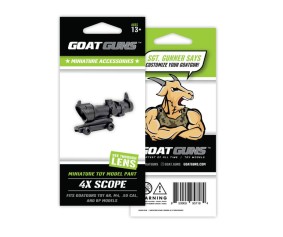 GoatGuns 4X Scope, Attaches to AR15, BP & .50 cal railing - Black