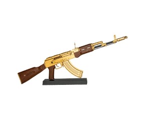 GoatGuns 1/3 Scale AK47 Metal Diecast Model Assembly Kit - Wood