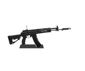 GoatGuns 1/3 Scale AK12 Metal Diecast Model Assembly Kit - Flat Black