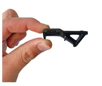 GoatGuns Angled Foregrip that attaches to Quadrailing for AR15/M4 models