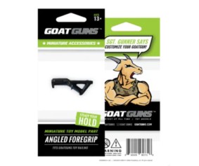 GoatGuns Angled Foregrip that attaches to Quadrailing for AR15/M4 models