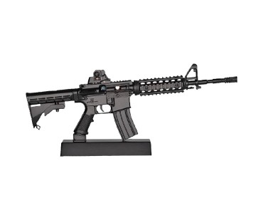 GoatGuns 1/3 Scale AR15 Metal Diecast Model Assembly Kit - Black
