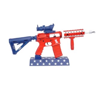 GoatGuns 1/3 Scale AR15 Metal Diecast  Model Assembly Kit - USA Flag