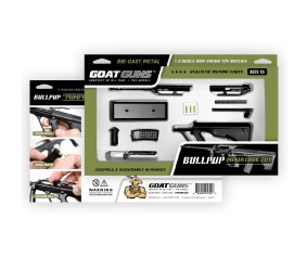 GoatGuns 1/3 Scale Bullpup Metal Diecast Model Assembly Kit- Black