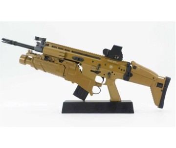 GoatGuns Mini MK13 grenade launcher for FN SCAR model. Attachment only.