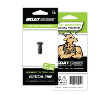 GoatGuns Verticle Foregrip, Attaches to AR15 railing/quadrails